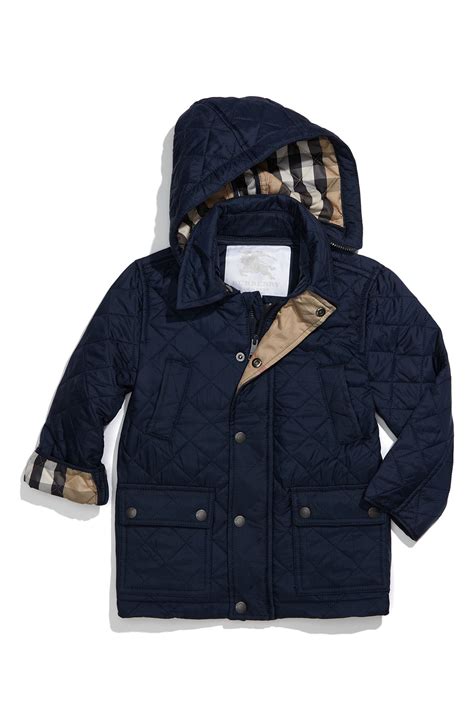 kids trench coat burberry|Burberry kid's quilted jacket.